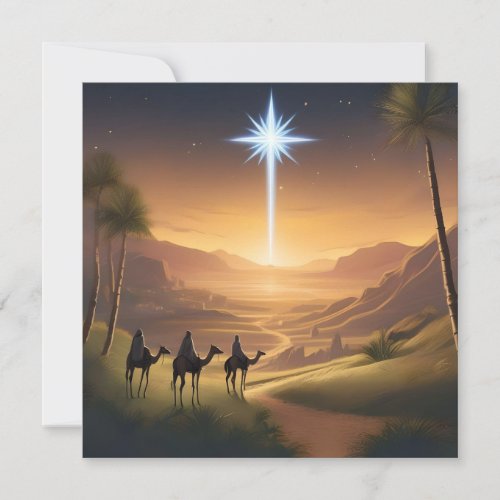 Personalized Follow the Star Know The Joy  Holiday Card
