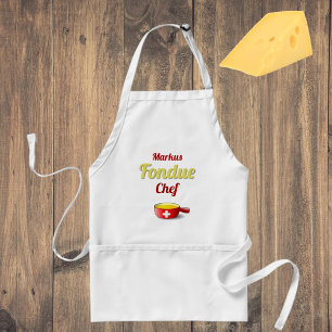 Personalized Fondue Chef Adult Apron