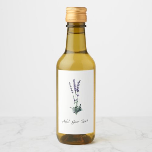 Personalized Food Beverage Lavender Herb Label Set