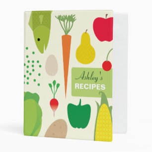 Personalized Food Recipes Mini Binder