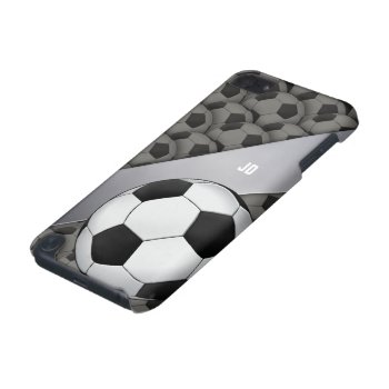 Personalized Footbal Soccer Ipod Touch 5g Cover by BestCases4u at Zazzle