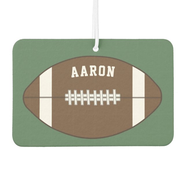 Personalized Football Air Freshener  (Front)