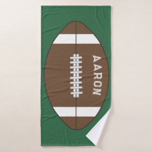 Personalized Football Bath Towel