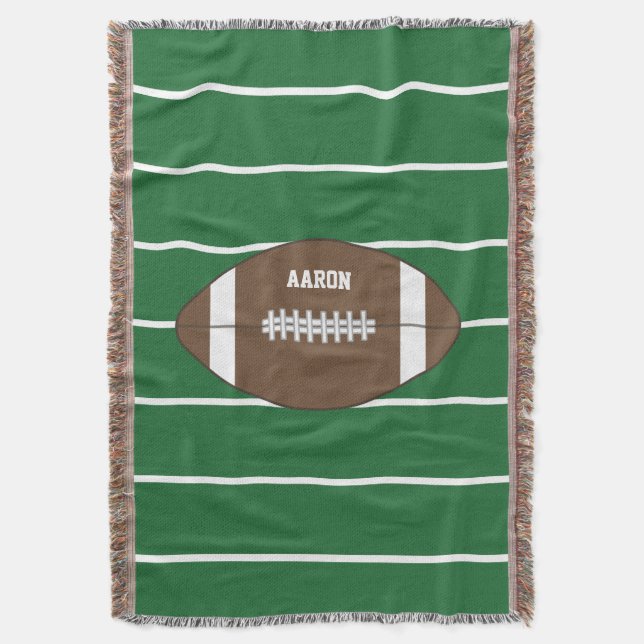 Personalized Football Blanket  (Front Vertical)