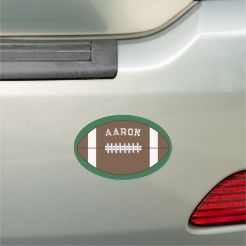 Personalized Football Car Magnet Gift
