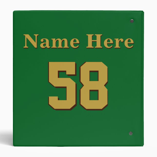 Personalized Football Card Binder or Photo Album | Zazzle