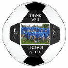 Personalized Football Coach Team Photo Thank You