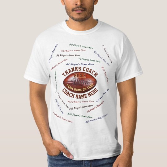 personalized football tshirts