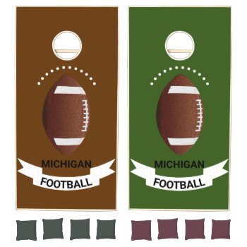 Personalized Football Design Lawn Game by riverme at Zazzle