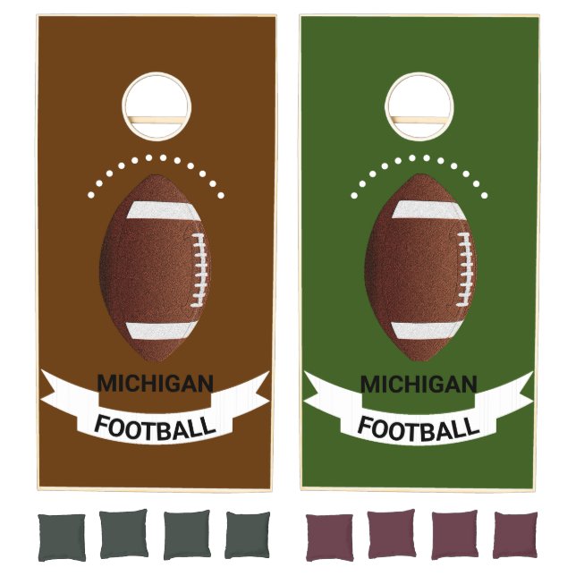 Personalized Football Design Lawn Game (Set)