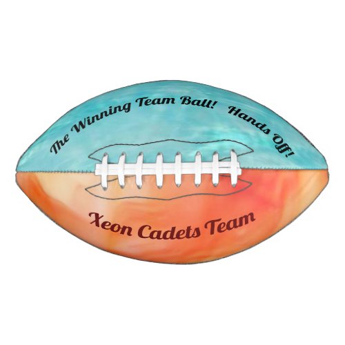 Personalized Football__Easy Text  Color Change Football