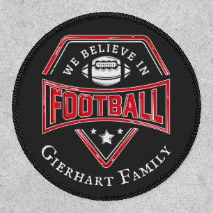 Personalized Football Family Name Fall Patch