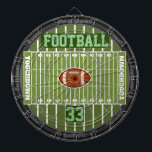 Personalized Football Field Multi-Target 2.0 Dart Board<br><div class="desc">A fun and amazing football inspired dartboard! Perfect for the football or the sports fanatic of the family and fully customizable to add names, images, and more if desired. Enjoy!</div>