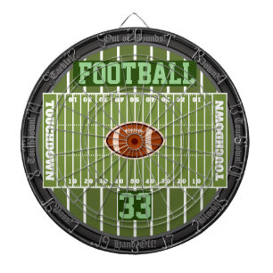 Personalized Football Field Multi-Target 2.0 Dart Board