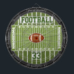 Personalized Football Field Multi-Target Dartboard<br><div class="desc">A fun and amazing football inspired dartboard! Perfect for the football or the sports fanatic of the family and fully customizable to add names,  images,  and more if desired. Enjoy!</div>
