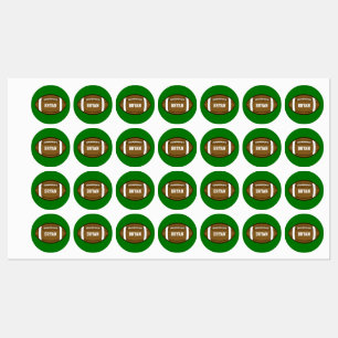Personalized Football for Boys who love Sports Kids' Labels