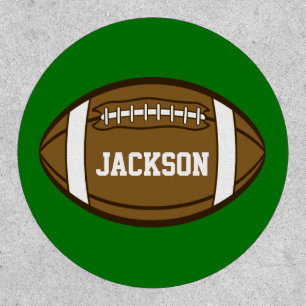Personalized Football for Boys who love Sports Patch