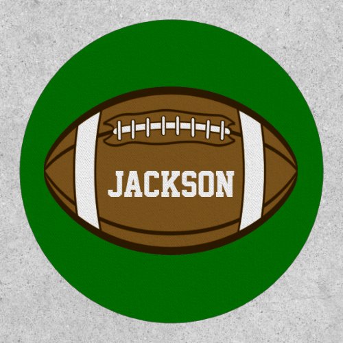 Personalized Football for Boys who love Sports Patch