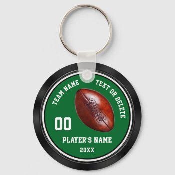 Personalized  Football Gift Ideas For Players   Keychain by YourSportsGifts at Zazzle