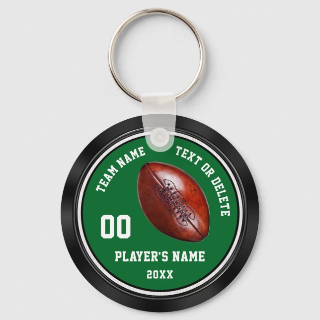 Personalized, Football Gift Ideas for Players,  Keychain (Front)