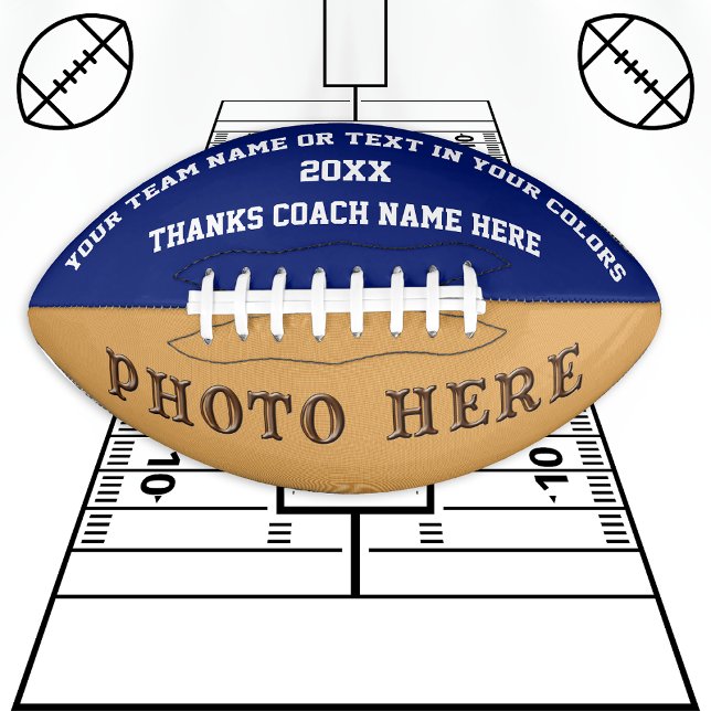 Personalized Football Gifts for Coaches, PHOTO (Creator Uploaded)