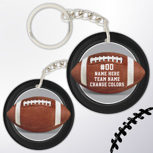 Personalized, Football Gifts for Players. Football Keychain