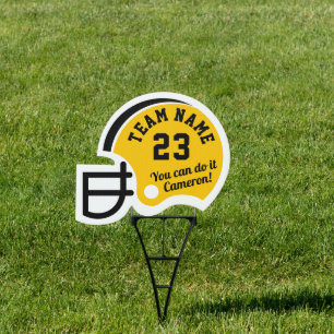 PERSONALIZED Football Helmet Sign