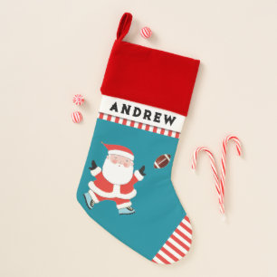 Personalized Football Holiday Gift Christmas Stocking