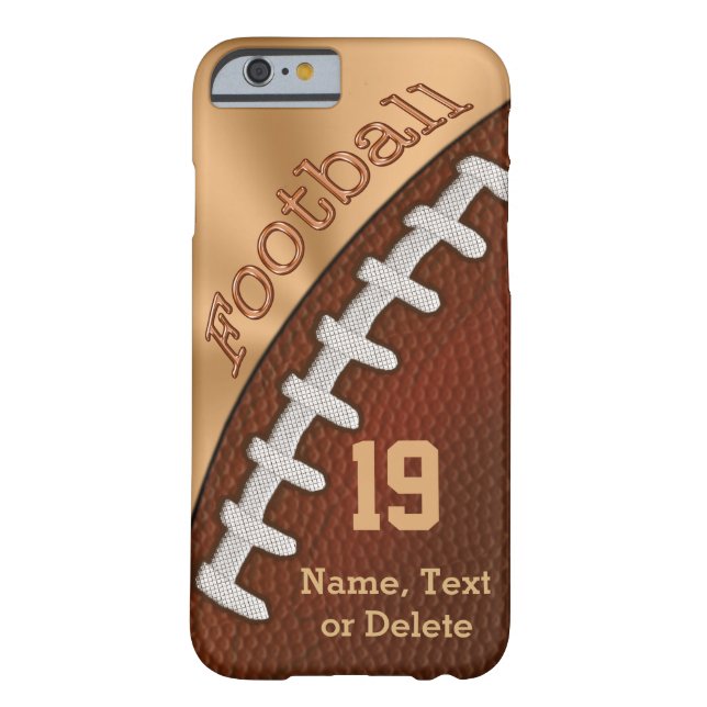 Personalized Football iPhone 6 Cases (Back)