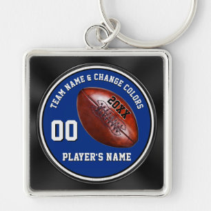 Personalized Football Keychains, Football Players Keychain