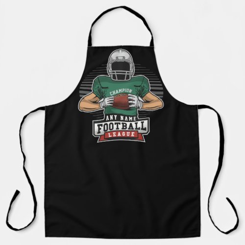 Personalized Football League Player Team Champ   Apron
