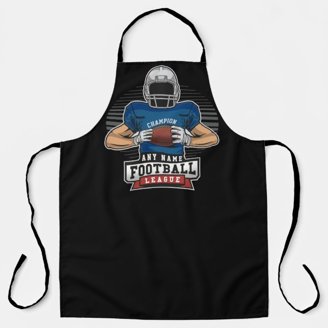 Personalized Football League Player Team Champ  Apron (Front)