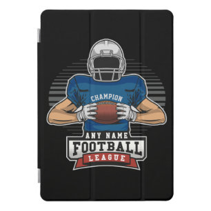 Personalized Football League Player Team Champ iPad Pro Cover