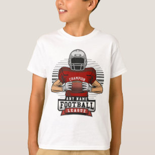 Personalized Football League Player Team Champ  T-Shirt
