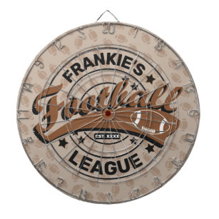 Personalized Football League Player Team Dart Board