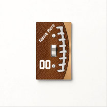 Personalized Football Light Switch Covers