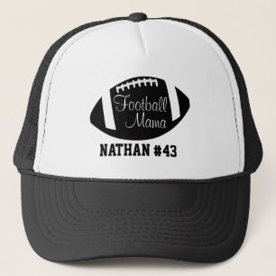 Personalized Football Mama Trucker Hat