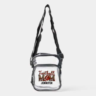 Personalized Football Mom Stadium Bag