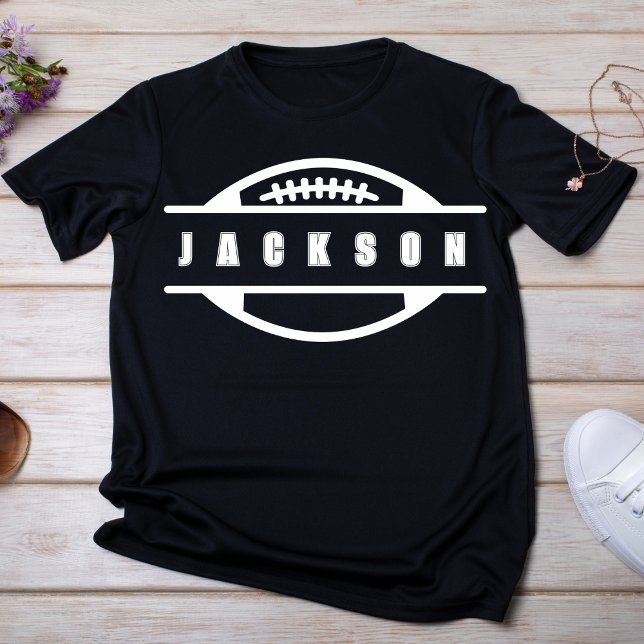 Personalized Football Monogram T-Shirt (Creator Uploaded)