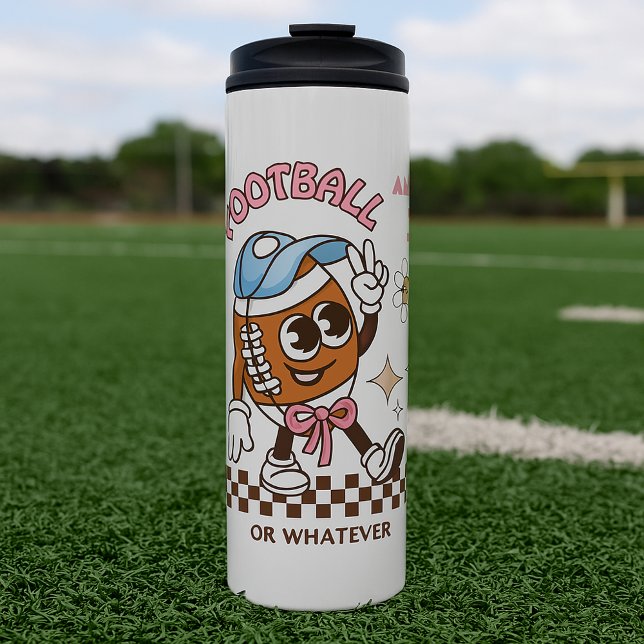 Personalized Football Mum Thermal Tumbler (Creator Uploaded)