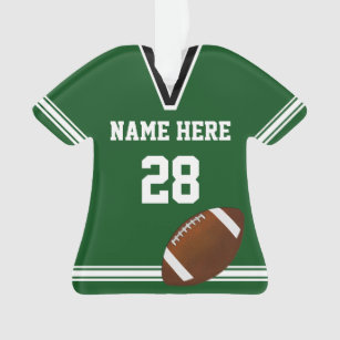 Personalized Football Ornaments Your NAME, NUMBER