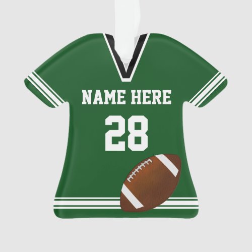 Personalized Football Ornaments Your NAME NUMBER