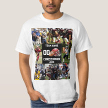 Personalized Football Photo Collage Sports