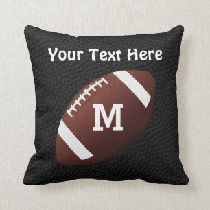 Personalized Football Pillows with NAME and NUMBER