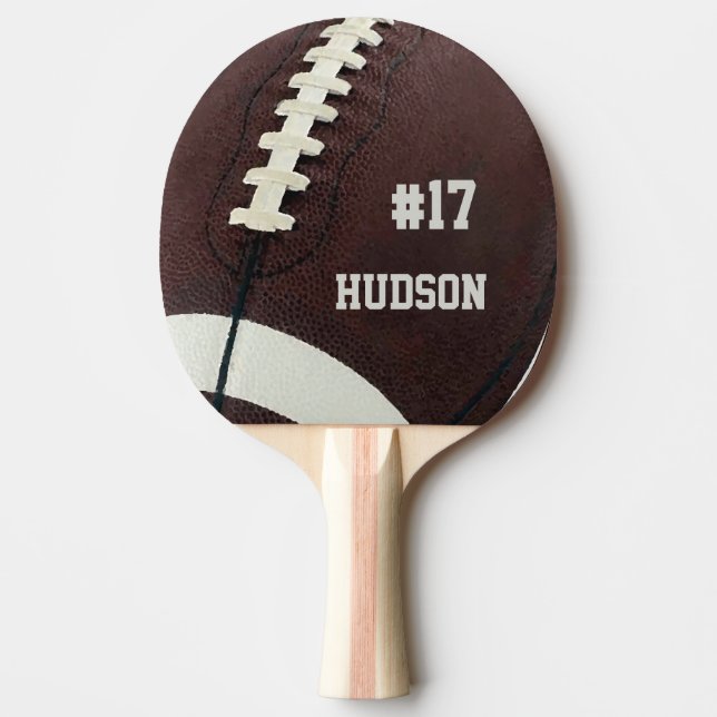 Personalized Football Ping-Pong Paddle (Front)