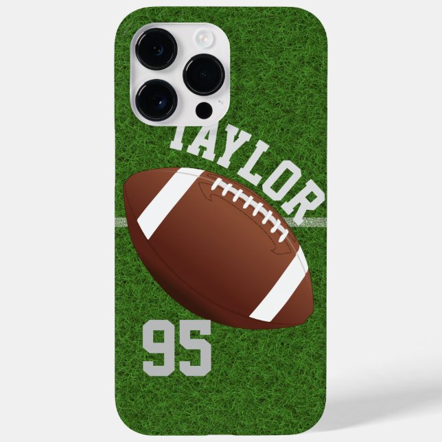 Personalized football player Name and Number Case-Mate iPhone Case (Back)