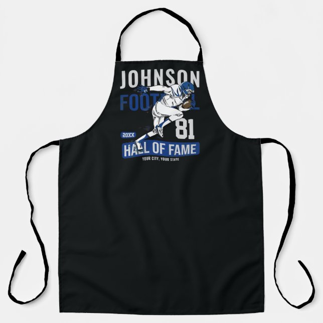 Personalized Football PLAYER Team NUMBER Sports  Apron (Front)