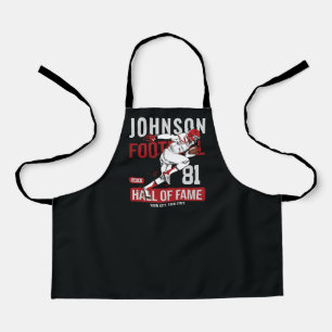 Personalized Football PLAYER Team NUMBER Sports Apron