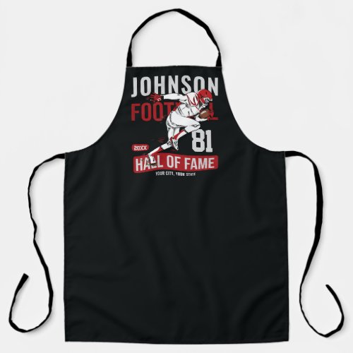 Personalized Football PLAYER Team NUMBER Sports  Apron