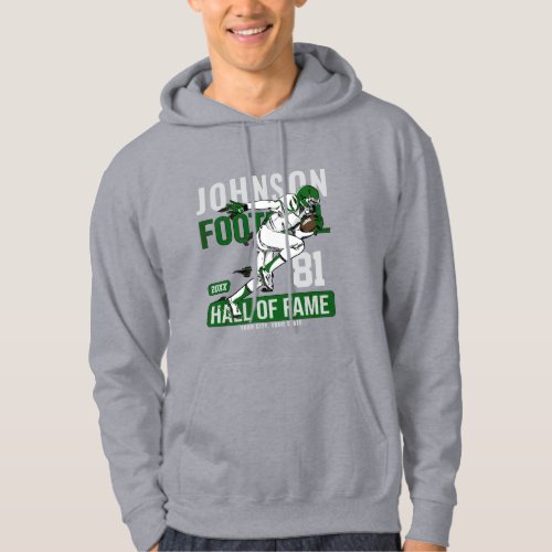 Personalized Football PLAYER Team NUMBER Sports  Hoodie